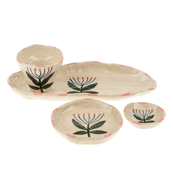 Flora Pottery Cup, Lotus