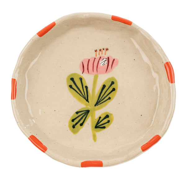 Flora Pottery Mini Dish M, Poppy
