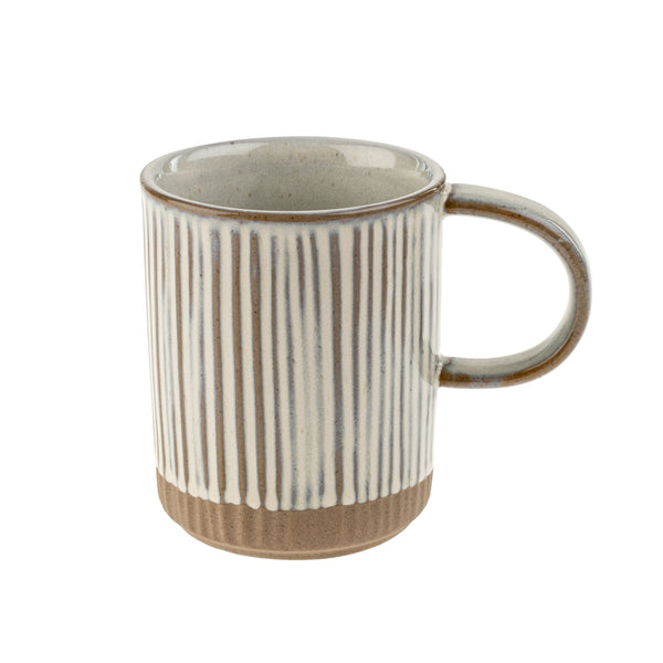 Luca Crafted Mug, Stripe