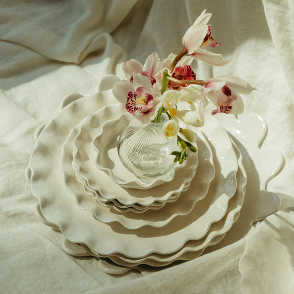 Scalloped Serving Plate