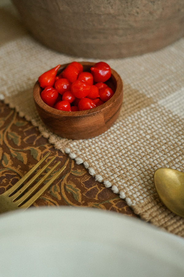 Acacia Mini Bowls S/3