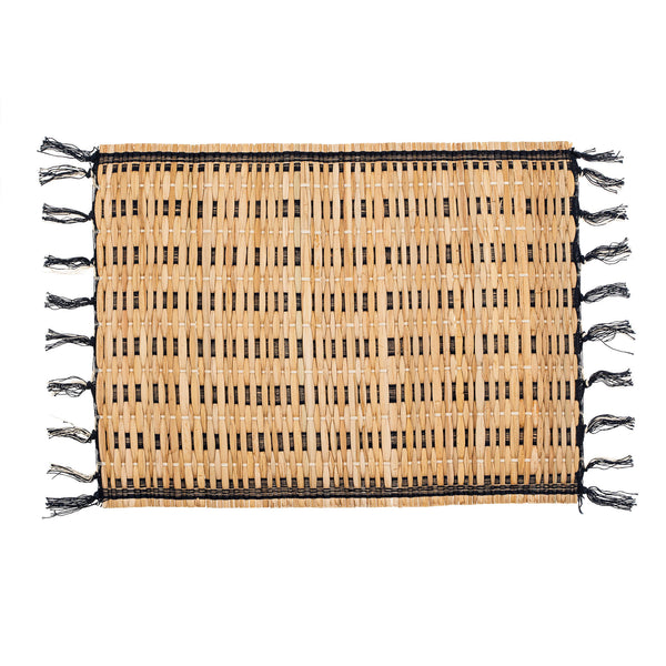 Ives Rivergrass Placemats S/4, Navy Blue