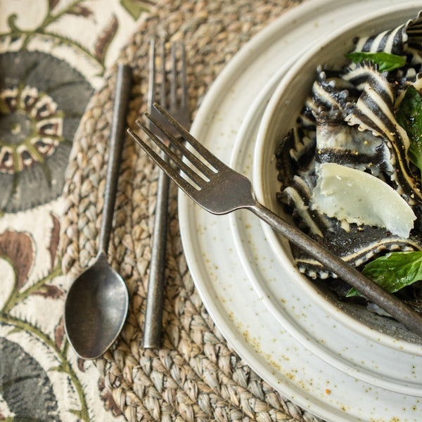 Tides Flatware S/5 Tumbled Black