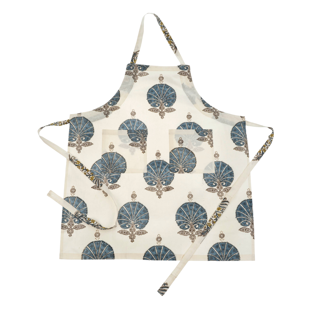 Colorblock Apron Flora Block Print Apron – Indaba Home