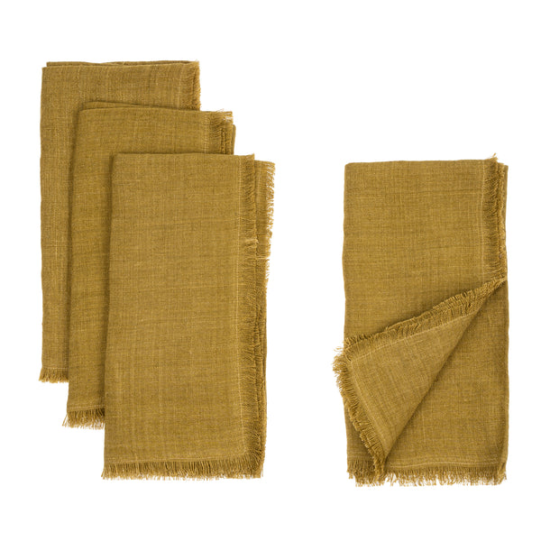 Lina Linen Napkins S/4 Cumin