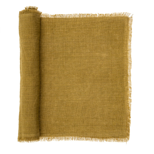 Lina Linen Runner Cumin