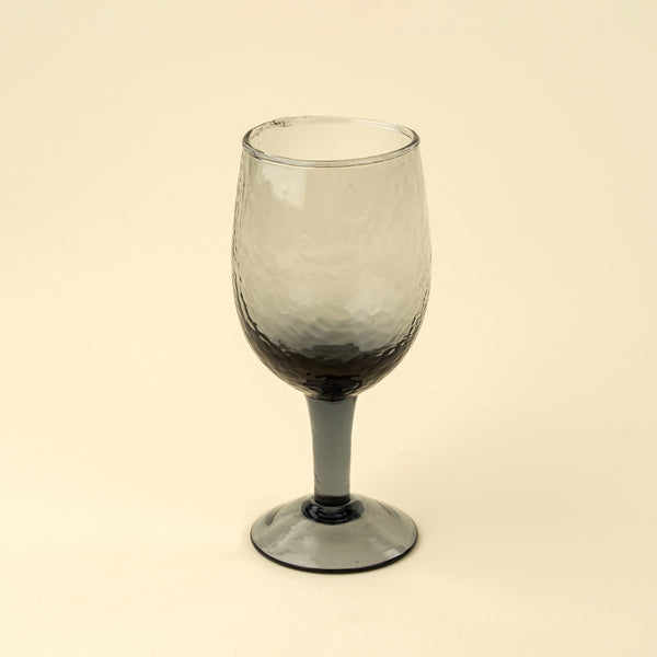 Valdes Wine Glass, Smoke