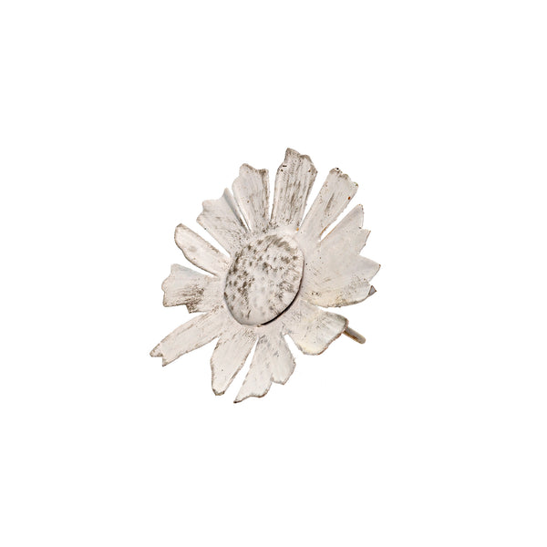 Flower Napkin Ring L, White