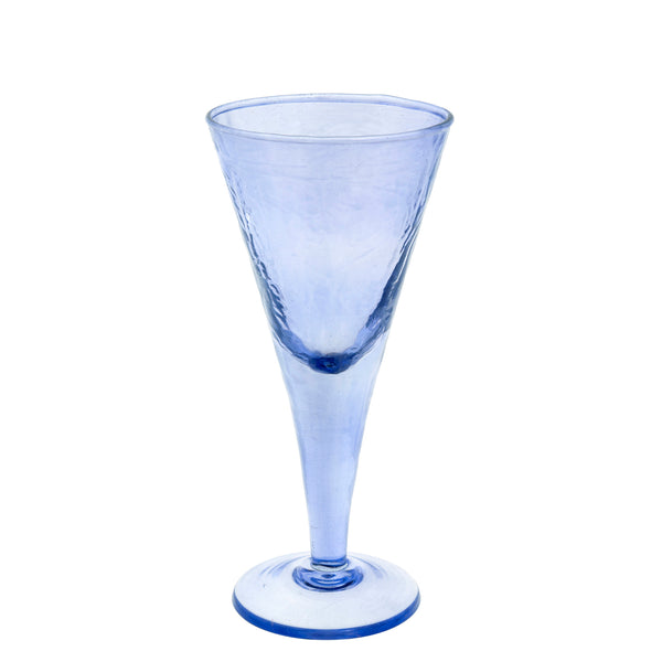 Valdes Champagne Glass, Blue