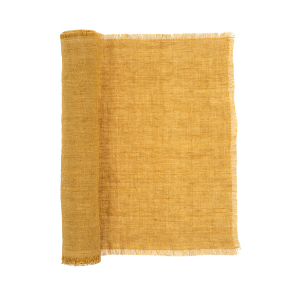 Lina Linen Runner, Honey 