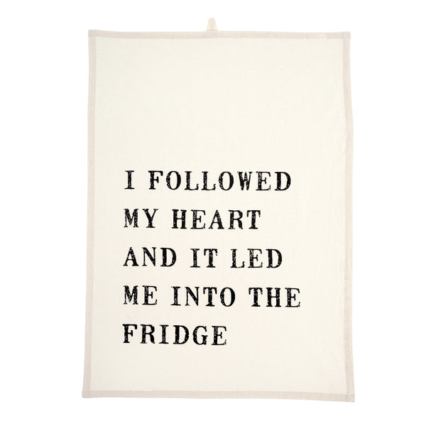 I Followed My Heart Tea Towels S/3