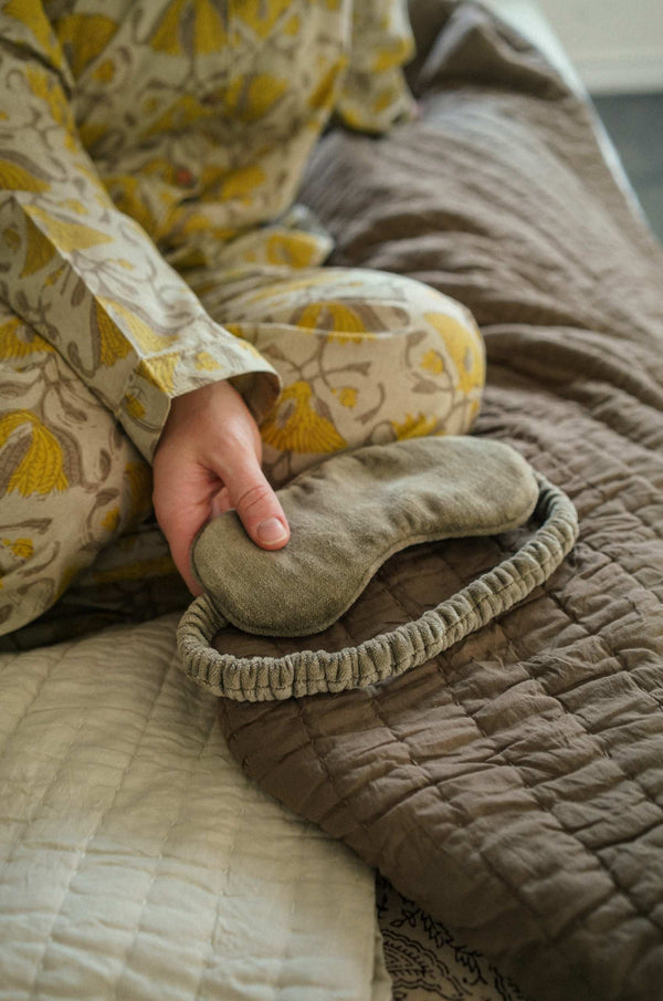 Velvet Eye Mask, Cypress