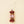 Christmas Candy Glass Holiday Ornament, Red