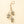 Glitter Acorn Bunch Glass Holiday Ornament