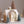 Glitter LED House Holiday Ornament, Gold Estate