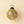 Glitter Ball Holiday Ornament S, Gold