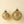 Glitter Ball Holiday Ornament S, Gold