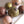 Glitter Ball Holiday Ornament L, Blush