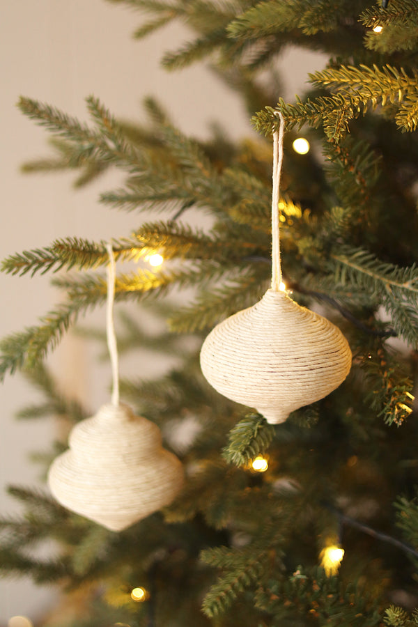 Natura Weave Holiday Ornaments S/2