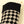 Check Weave Stocking, Black