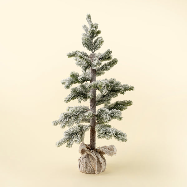 Frosted Pine Decor Tree L