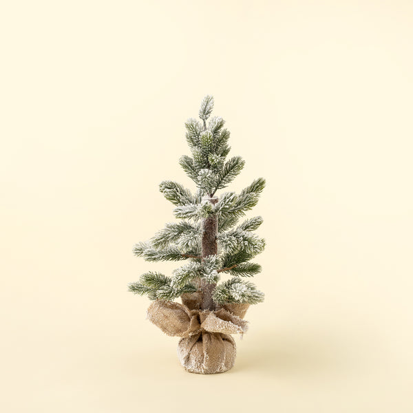 Frosted Pine Decor Tree S