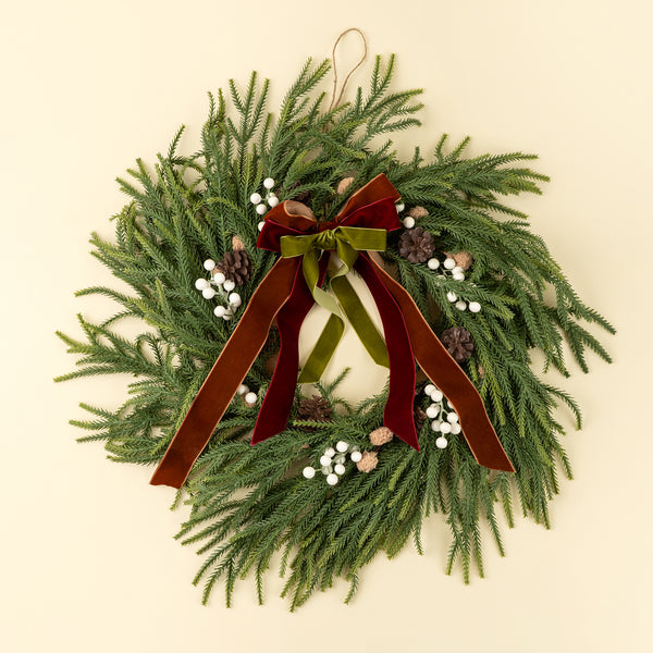 Snowberry Real Touch Wreath