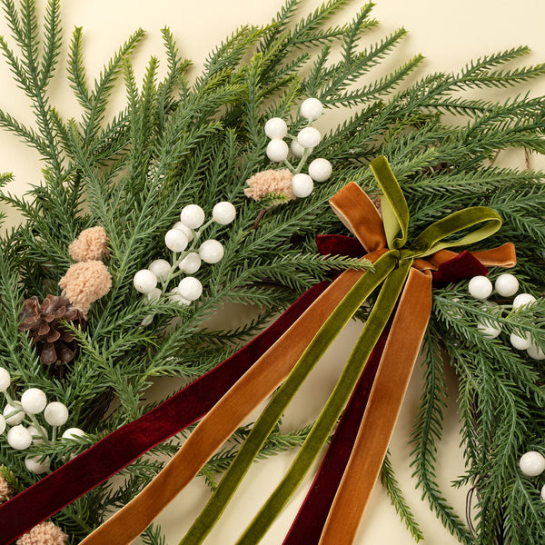 Snowberry Real Touch Wreath