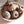 Heirloom Cone Holiday Ornament, Rustic Pink