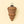 Heirloom Drop Holiday Ornament, Rustic Pink