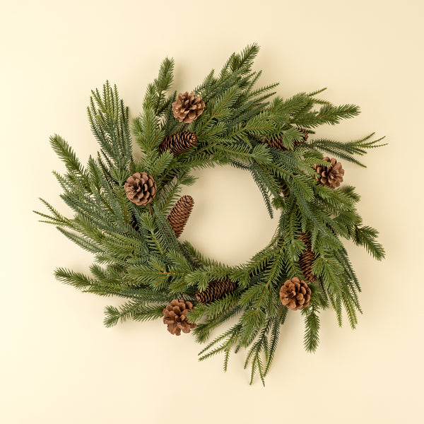 Heritage Pinecone Wreath