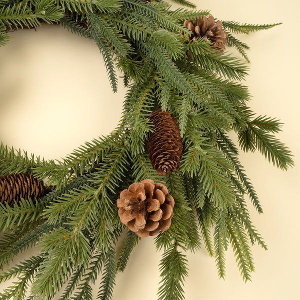 Heritage Pinecone Wreath