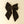 Velvet Bow Clip, Midnight Green