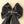 Velvet Bow Clip, Ivory
