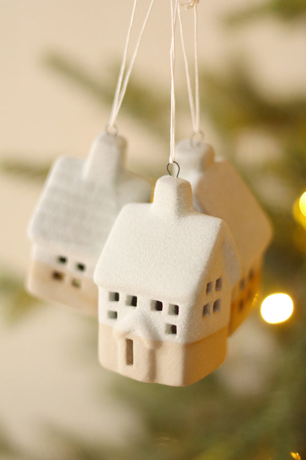 Snowdrop House Holiday Ornament, Chalet