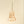Blush Bell Glass Holiday Ornament L