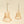 Blush Bell Glass Holiday Ornament L