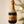 Champagne Sparkle Holiday Ornament, Black