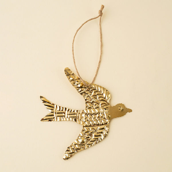 Gilded Press Holiday Ornament, Bird