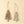 Rustic Pine Holiday Ornaments S/2