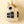 Felt House Ornament, Cream