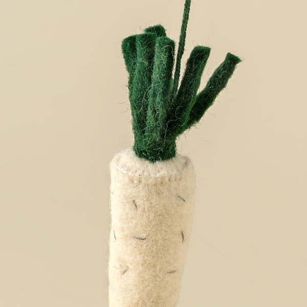 Easter Carrot Felt Ornament, Cream