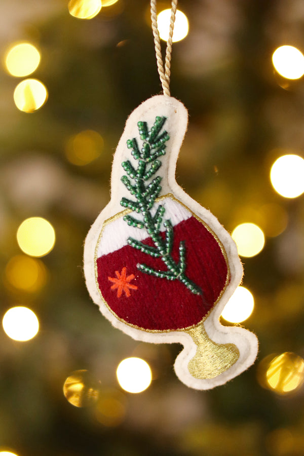 Merry Merlot Ornament