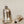 Silver Glass Bell Ornament L