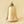 Gold Glass Bell Ornament L