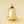 Gold Glass Bell Ornament S