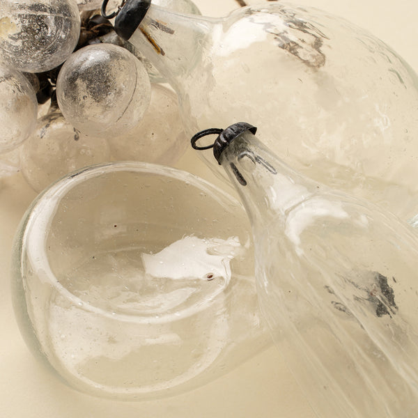 Recycled Vintage Seedpod Ornament, Clear