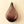 Recycled Vintage Pear Ornament, Plum