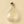 Recycled Vintage Pear Ornament, Clear