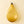 Recycled Vintage Pear Ornament, Gold